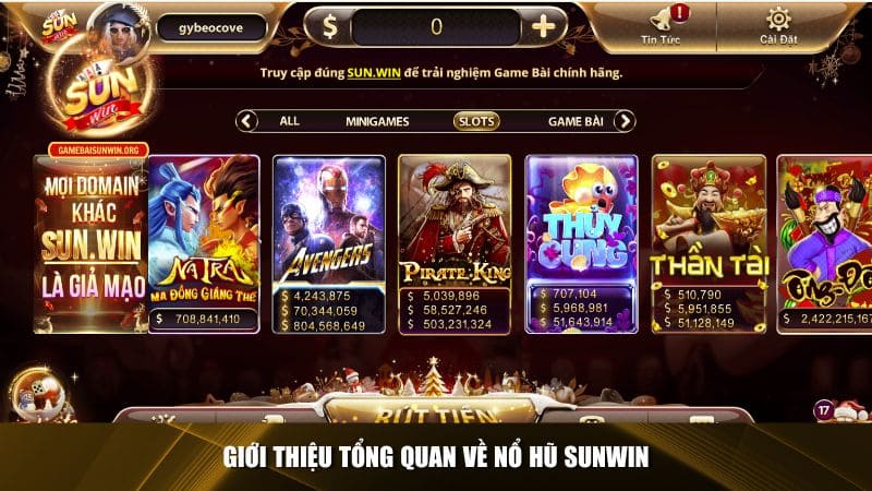 Giới thiệu tổng quan về nổ hũ Sunwin